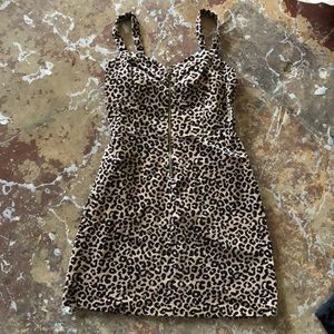 Cheetah Corduroy Dress